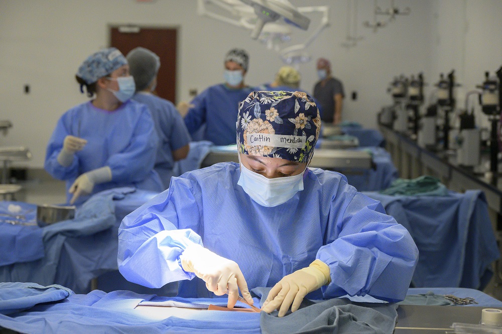 Person in surgery