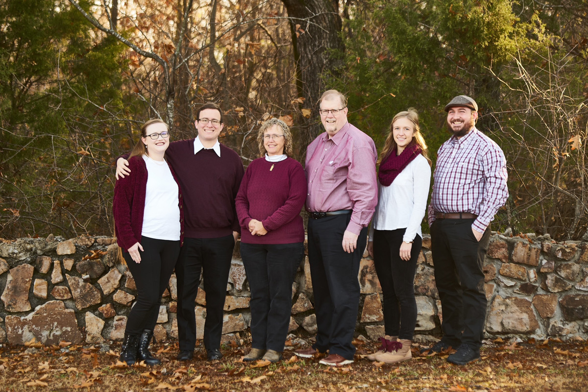 Dr. Coble with family.